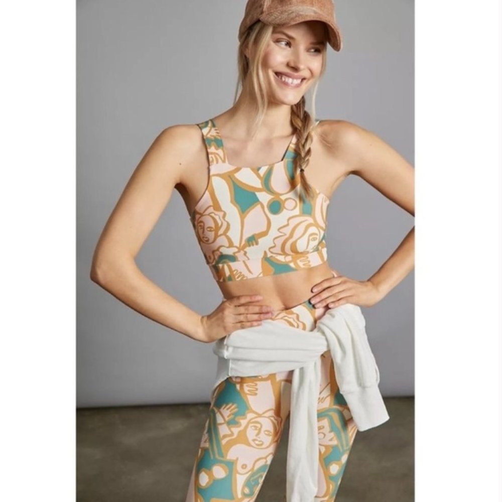 Anthropologie DAZEY LA Ani Figures Sport Bra NWT